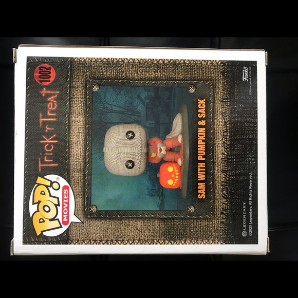 Trick r Treat Sam w/ Pumpkin and Sack #1002 Funko - Picture 4 of 5